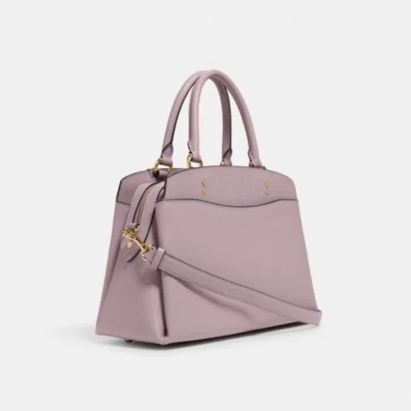 Coach Mini Lillie Carryall Bag/Purse in Blush Pink/Mauve - Picture 2 of 9